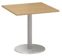 Konferenčný stôl Alfa 400, 80 x 80 x 74,2 cm, dezén buk