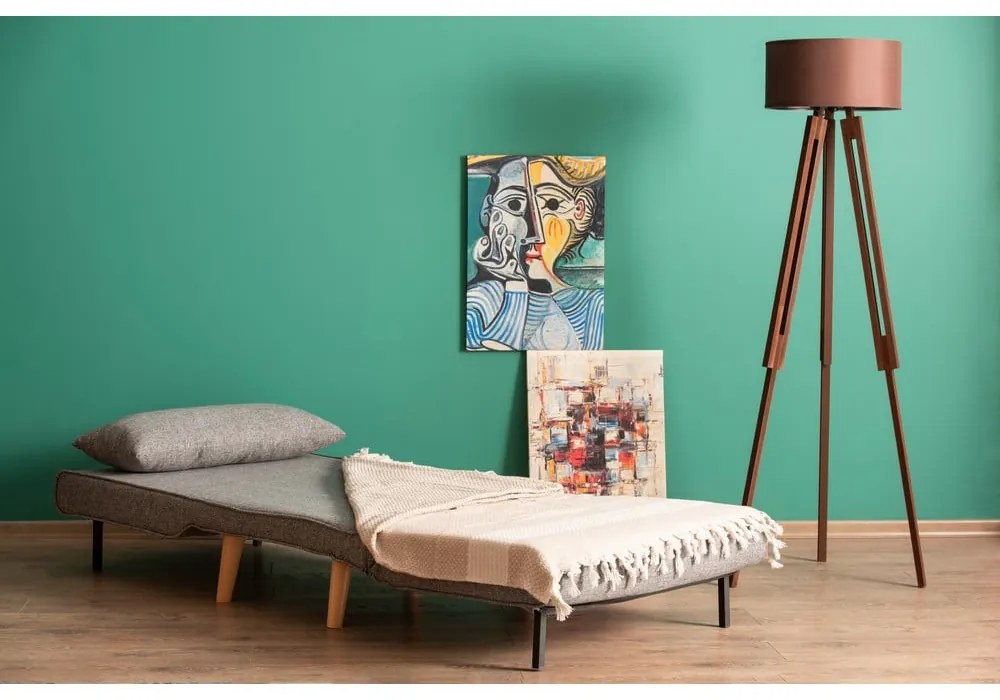 Svetlosivé kreslo Folde – Artie