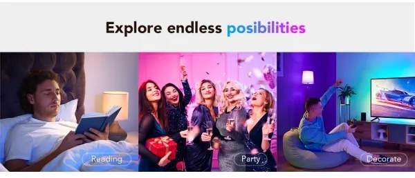 Govee - LED RGBWW Stmievateľná žiarovka Smart E27/12W/230V 2700-6500K Wi-Fi