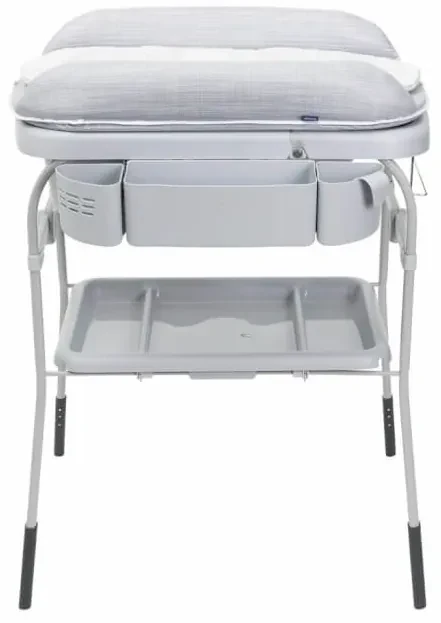 Stolík prebaľovací s vaničkou Cuddle & Bubble - Grey Melange