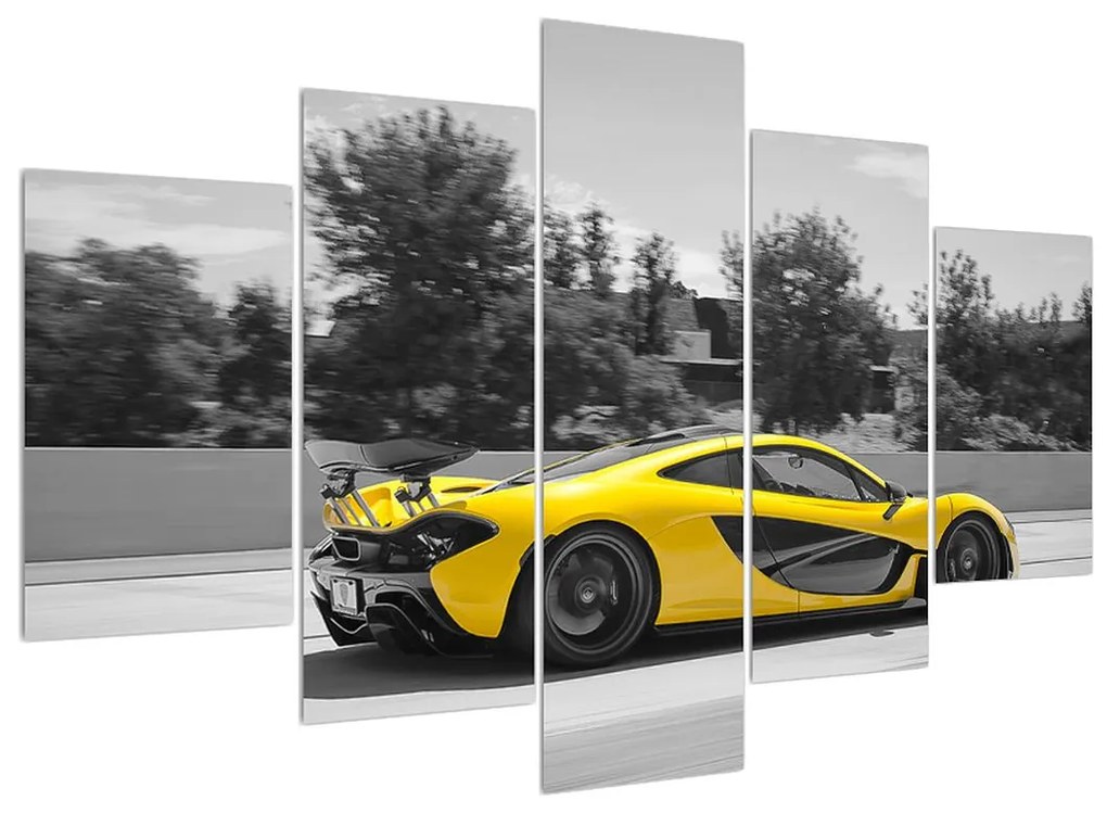 Obraz rýchleho auta (150x105 cm)
