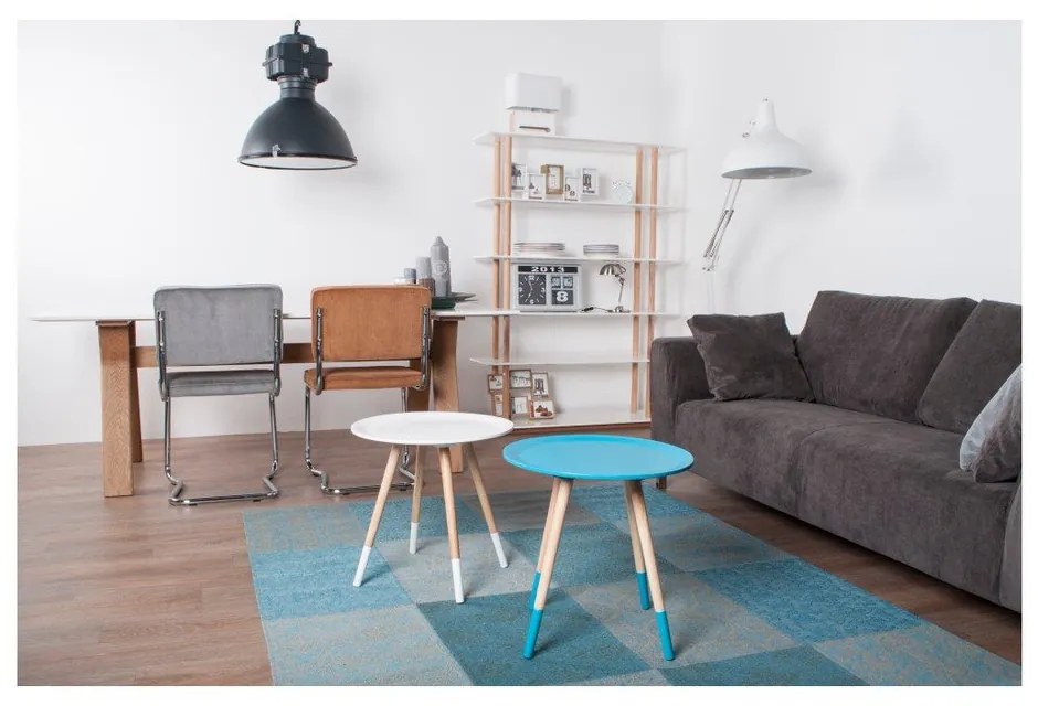 Súprava 2 svetlosivých stoličiek Zuiver Ridge Kink Rib