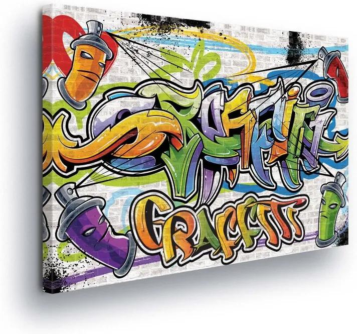 GLIX Obraz na plátne - Colorful Graffiti III 100x75 cm