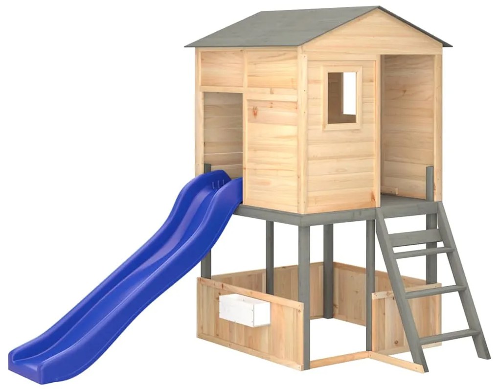 Vonkajšia súprava na hranie masívna jedľa