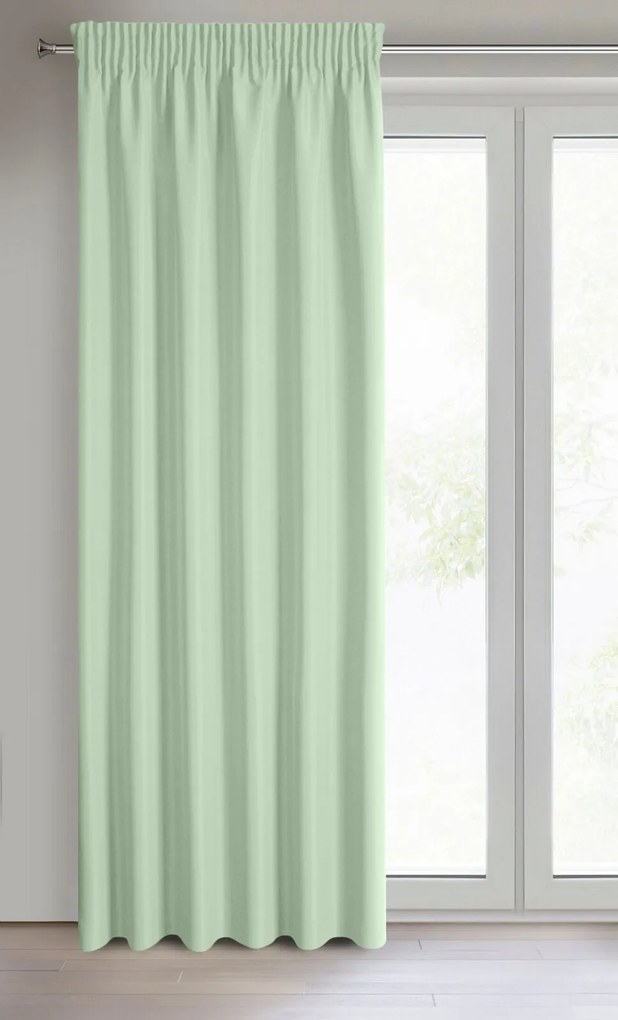 ZÁVES NA PÁSKE RITA 140X270 CM SVETLOZELENÁ