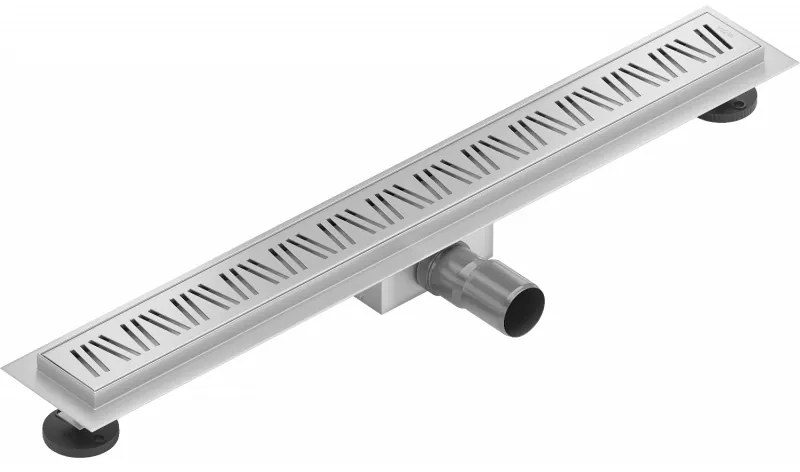 Mexen Flat nerezový sprchový žľab 60 cm vzor M22, 1029060-15