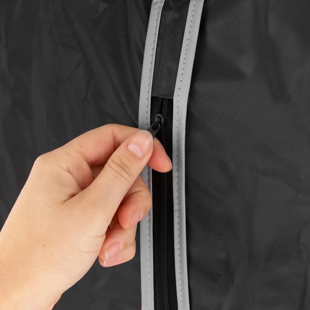 Čierny závesný obal na šaty Compactor Dress Bag