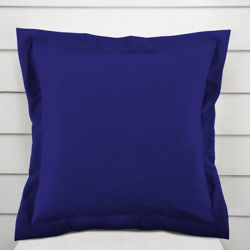 Biante Dekoračná obliečka na vankúš s lemom Rongo RG-078 Kráľovská modrá 50 x 50 cm