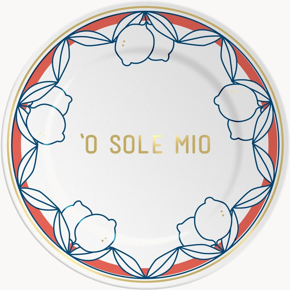 Porcelánový tanier ‘O Sole Mio