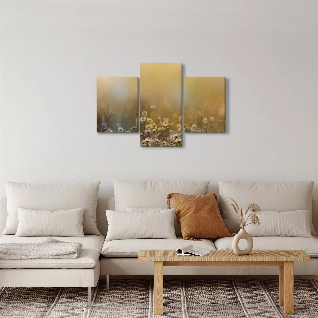 Obraz - Olejomaľba sedmokrások (90x60 cm)