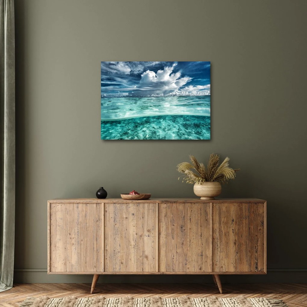 Obraz - Pohľad pod morskú hladinu (70x50 cm)