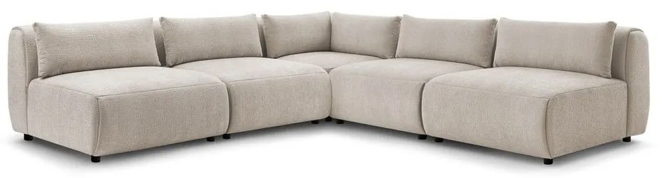 Béžová rohová pohovka (variabilná) Jeanne - Bobochic Paris