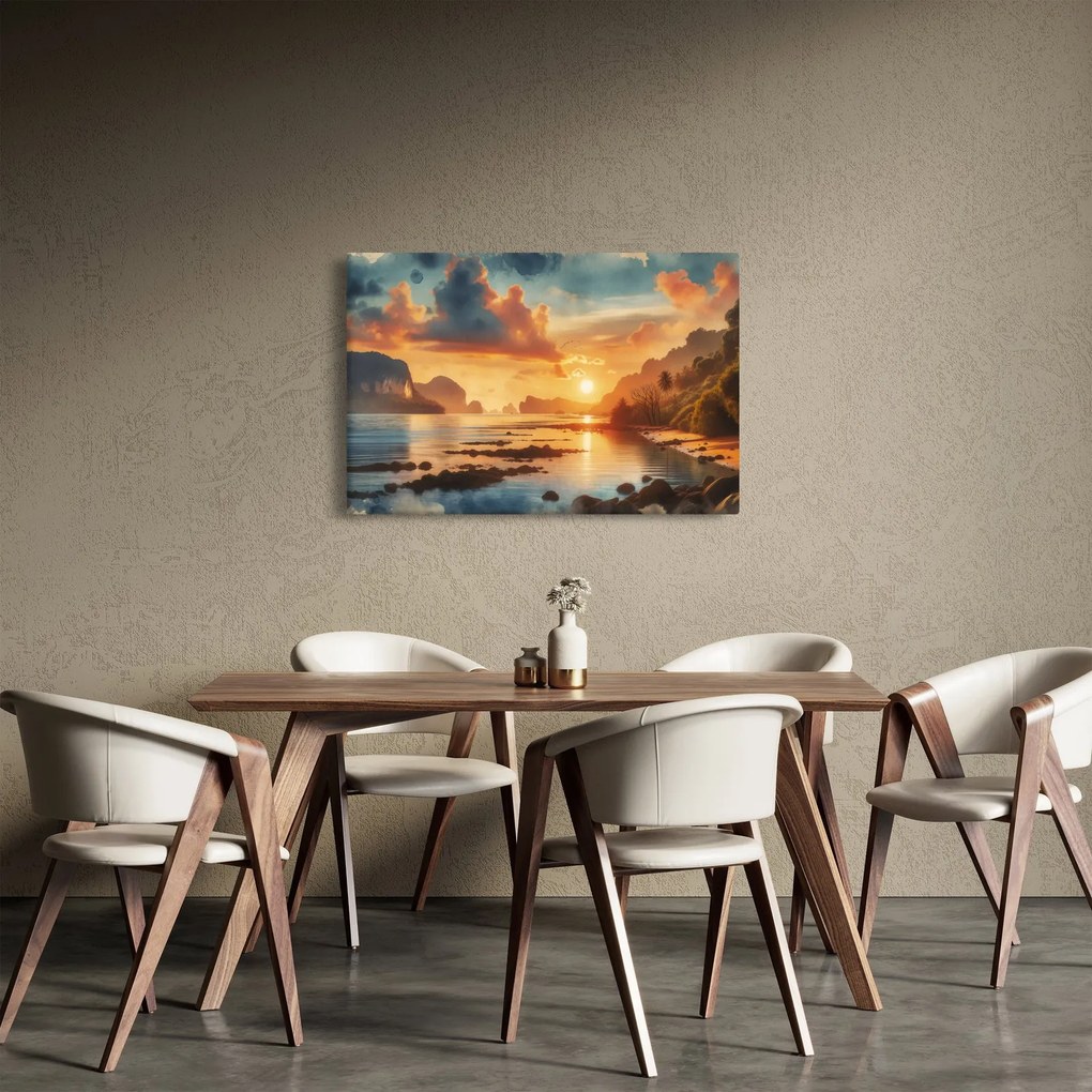 Obraz - Pohľad z pláže (90x60 cm)
