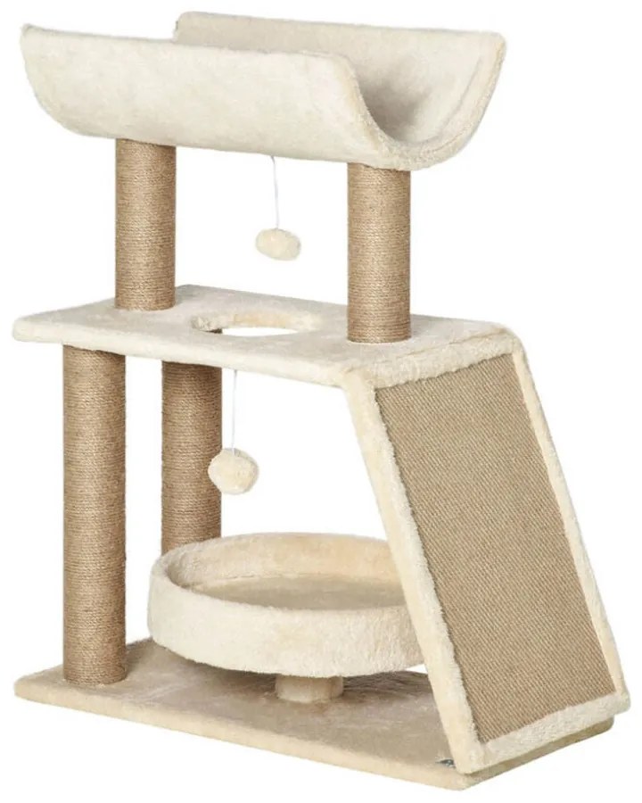 Škrabadlo pre mačky, béžové