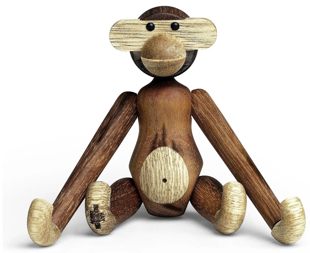 Kay Bojesen Drevená opička Monkey Mini Teak Limba 9,5 cm