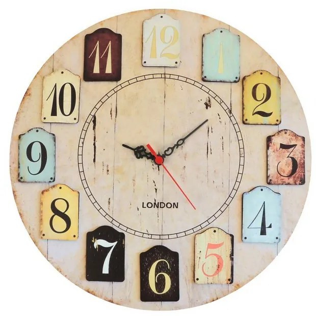 Nástenné hodiny London Ms-44, 40 cm