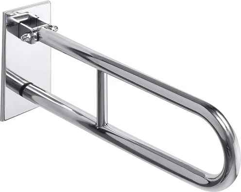 Bemeta Design HELP: Madlo, 813 mm, v tvare U, sklopné, s krytkou, nerez, lesk - 301607471