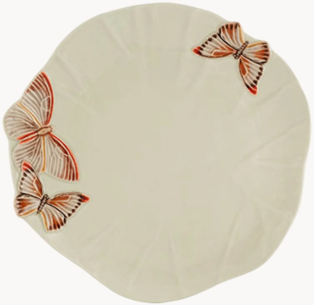 Keramické servírovacie taniere Cloudy Butterflies, 2 ks