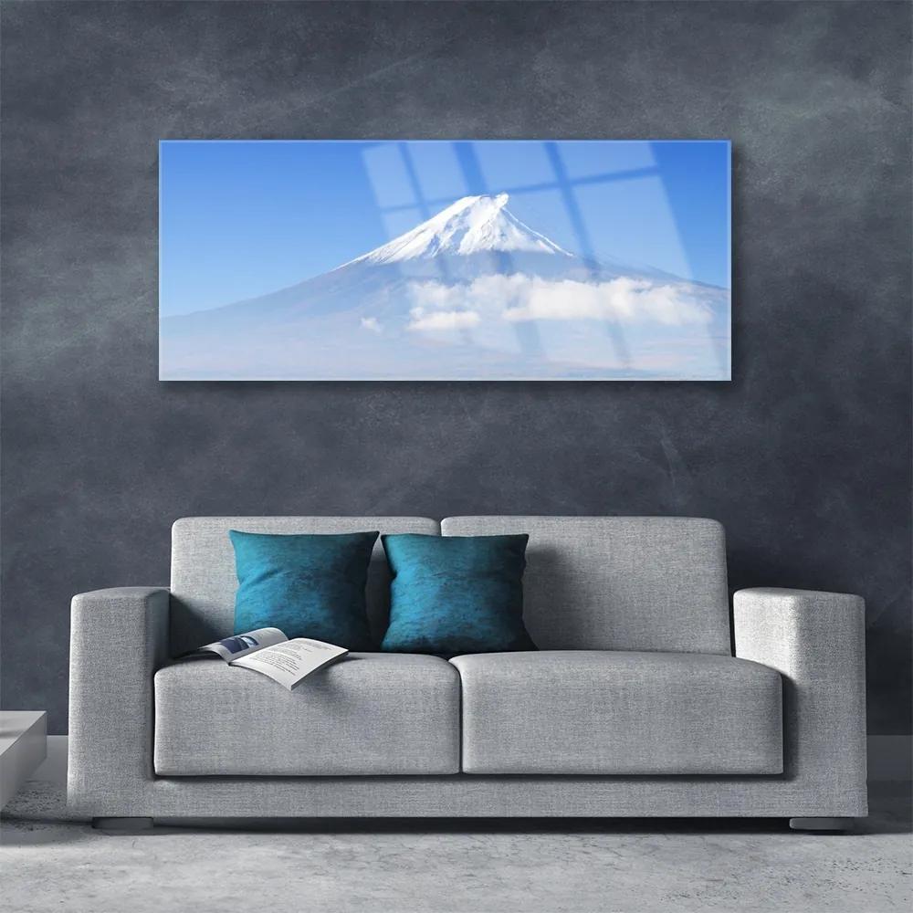 Obraz plexi Hory mraky neba príroda 125x50 cm