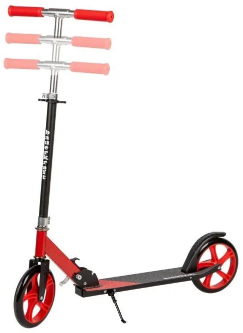 Skladacia hliníková kolobežka 85,5 - 95,5 cm - viac farieb červená