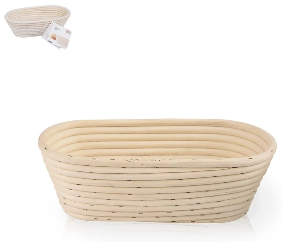 Ošatka na chlieb oválna, 26x13x9 cm