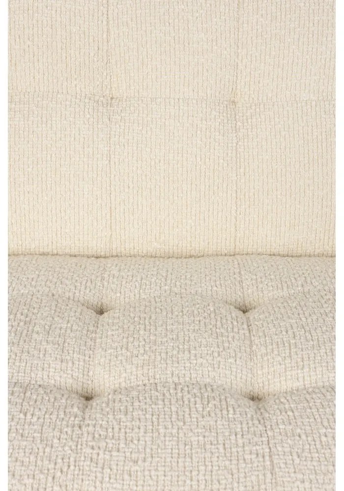 Krémová pohovka z textílie buklé 150 cm Kate – Dutchbone