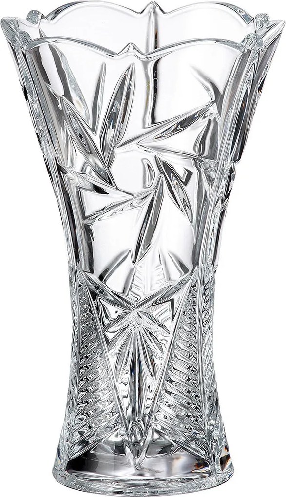 Crystalite Bohemia sklenená váza Nova Old Pinwheel X 25 cm