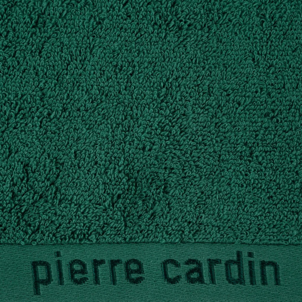 BAVLNENÝ UTERÁK PIERRE CARDIN EVI 70X140 CM TMAVOZELENÁ