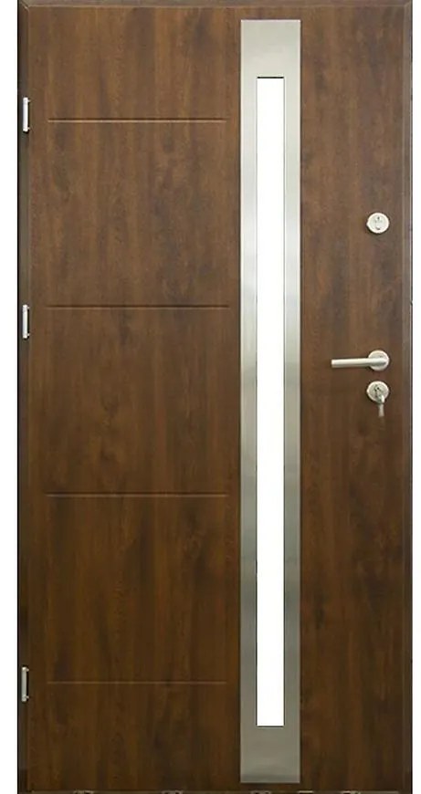 Dvere vchodové Ibiza 90L Orech