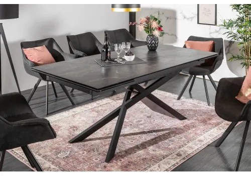 Rozkladací jedálenský stôl 40170 180/220/260 x 90cm Lava Look Ceramik  - Komfort-nábytok