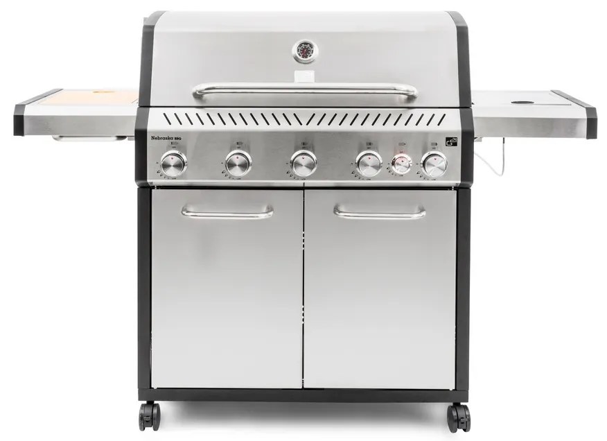 G21 Nebraska BBQ Premium line plynový gril, 6horákov + tlakový regulátor zdarma