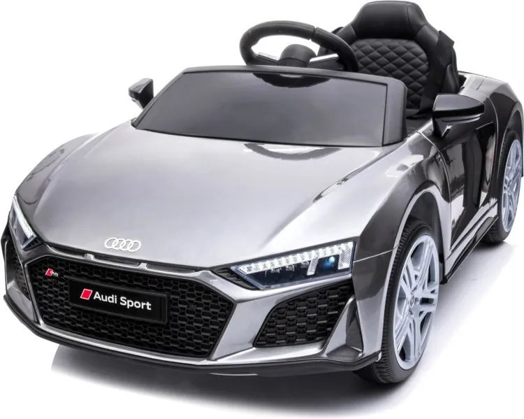 LEAN CARS Elektrické autíčko Audi R8 Lift A300 strieborné