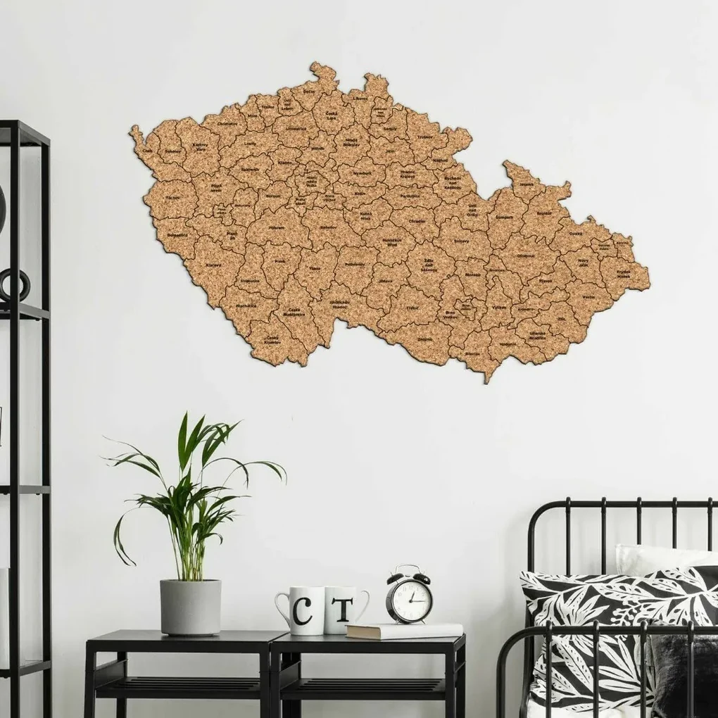 DUBLEZ | Korková mapa okresov Česka
