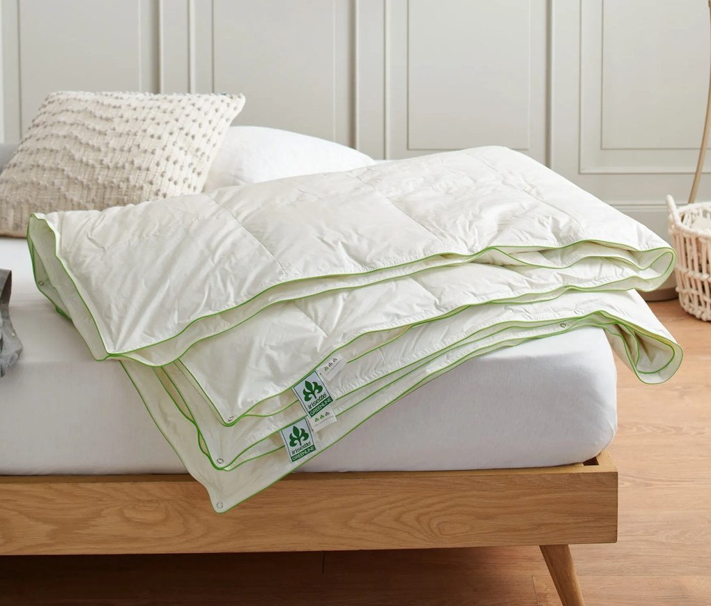 Celoročná páperová prikrývka irisette® greenline, štandardná veľkosť