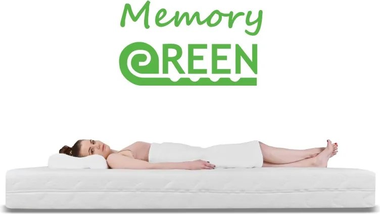 Matrac Memory green EMI 90×200 cm 1+1 ZADARMO