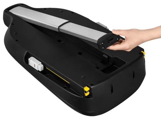 Lionelo - Otočná autosedačka so základňou ASTRID SET i-Size 40-87 cm Čierna/Sivá