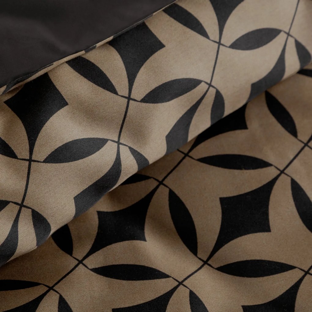 MAKOSATÉNOVÉ OBLIEČKY REINA52 160X200 CM, 2 KS 70X80 CM VZOROVANÉ