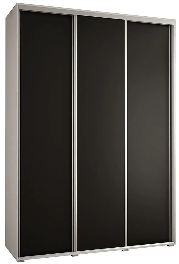 Skriňa 45 Canaris 1 190 biela/čierna/silver