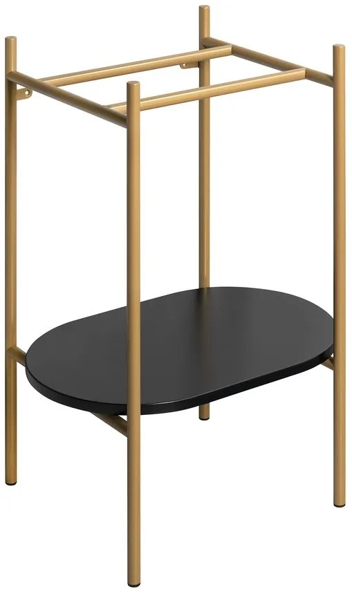 Sapho Sapho, PUNO podstavec pod umývadlo 550x795x396mm, zlatá matná, SKA590-5