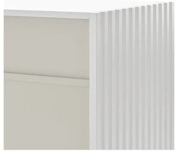 Biela komoda Teulat Doric, šírka 92 cm