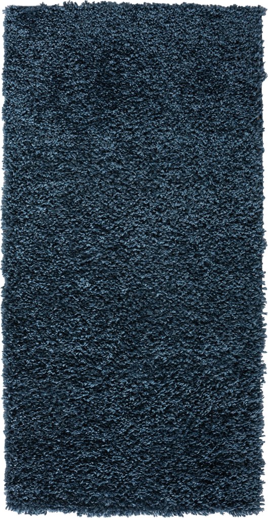 Kusový koberec My Shaggy dunkelblau, 100x150, modrá, chodba / predsieň, My Flair