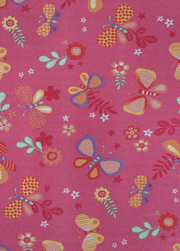 Koberce Breno Metrážny koberec PAPILLON 66, šíře role 400 cm, ružová, viacfarebná