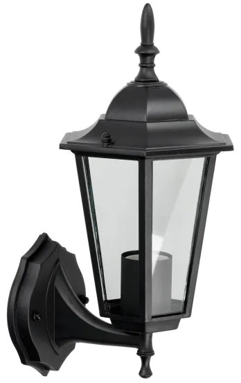 Vonkajšie nástenné svietidlo 1xE27/60W/230V IP44 čierna