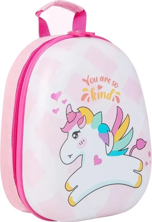 Sada ťahaného kufra a batohu pre deti, jednorožec