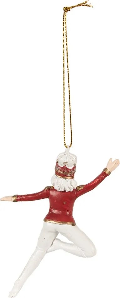 Závesná dekorácia Luskáčik - 8*2*11 cm