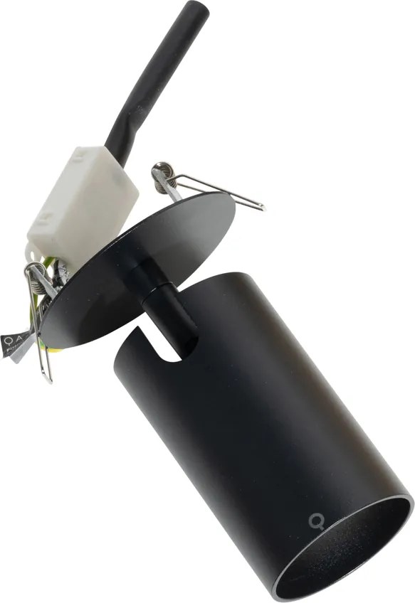 Moderné zapustené bodové svetlo čierne GU10 50 mm - Chels