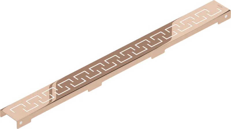 Mexen Flat, lineárny podlahový žľab 50 cm, ružové zlato, 1624050