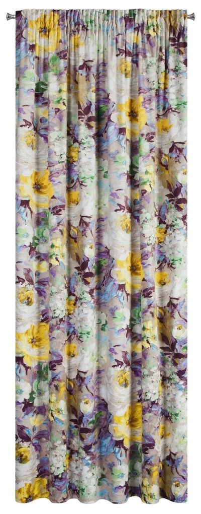 ZATEMŇOVACÍ ZÁVES NA PÁSKE AMELIE 140X270 CM VZOROVANÁ