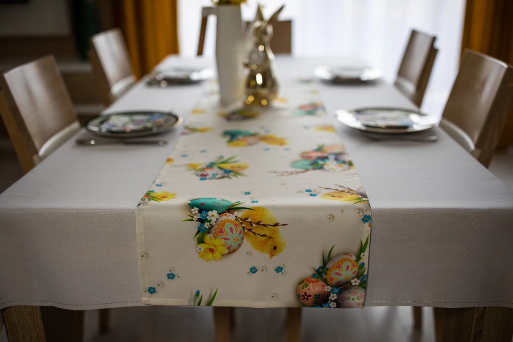 Dekorstudio Veľkonočný behúň s potlačou - Vzor 4 Rozmer behúňa (šírka x dĺžka): 40x180cm