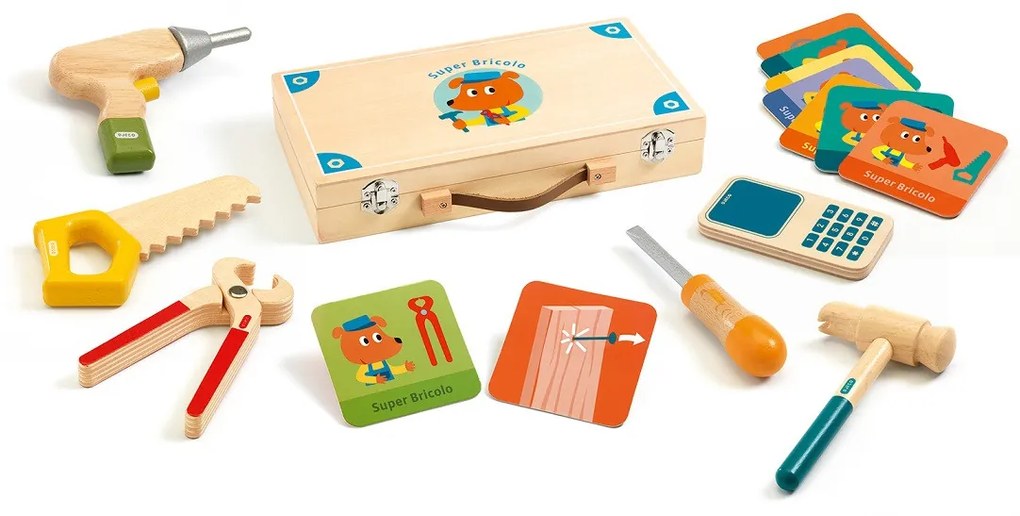 Drevené náradie pre malých majstrov